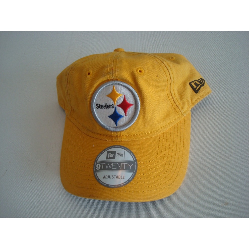 PITTSBURGH STEELERS NEW ERA 00S STRAPBACK GOLF BEACH HAT CAP VINTAGE EE2